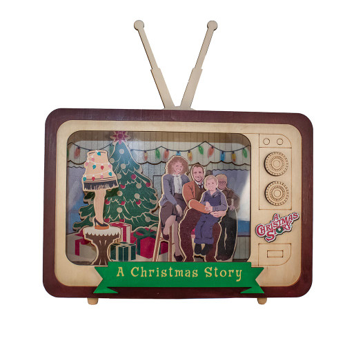 A Christmas Story™ Battery Operated LED Lighted Musical TV Table Piece