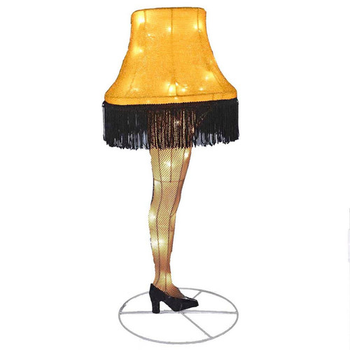 28“ A Christmas Story™ Leg Lamp Lighted Tinsel Lawn Décor