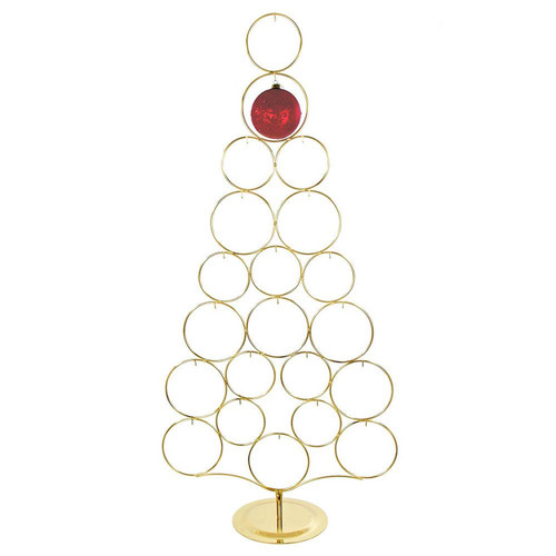 42“ Gold Metal Tree Rack