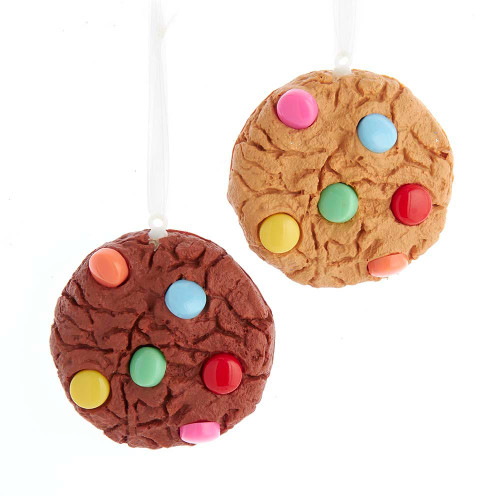 Foam Chocolate Cookie Ornaments, 2 Assorted