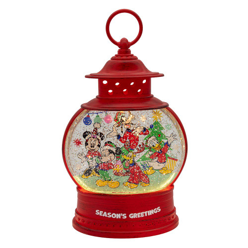 Disney© 10“ Battery Operated USB LED Lighted Lantern With Spinning Glitter Water