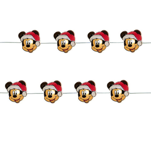 9' Battery Operated 20L Disney© Mickey Mouse LED Fairy Light Set In PDQ