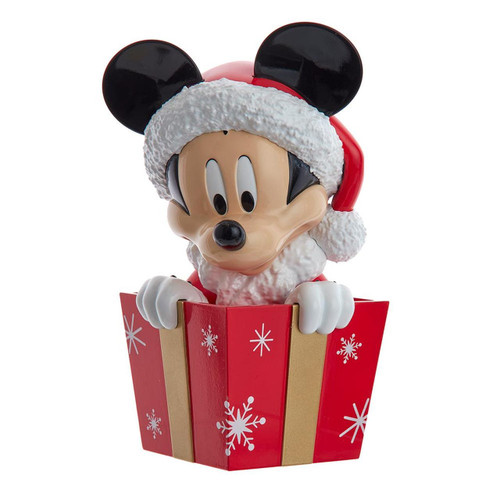 8“ Un-Lit Disney© Mickey In Present Treetop
