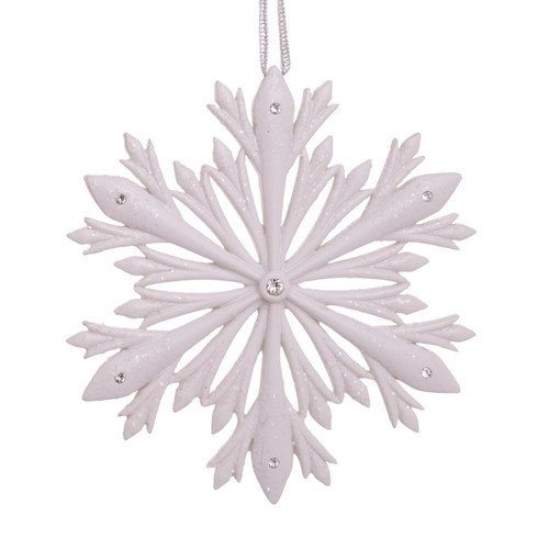 Elegant Snowflake Ornament with Swarovski® Elements
