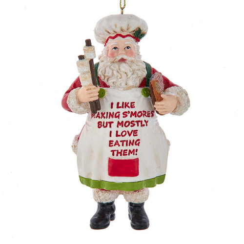 S'mores Santa Ornament