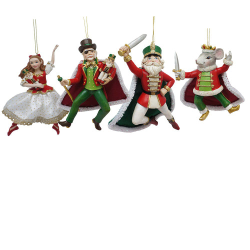 The Nutcracker Suite Ornaments, 4 Assorted