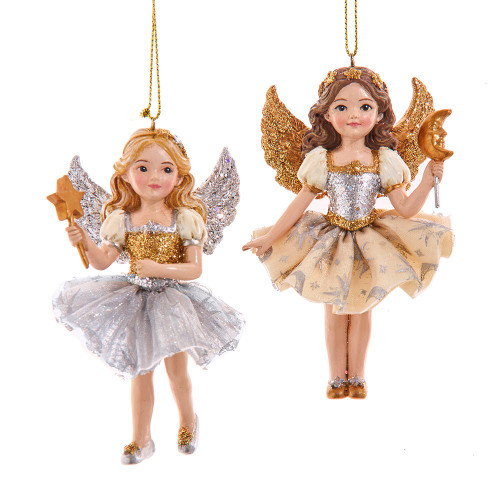 Celestial Little Angel Ornaments, 2 Assorted
