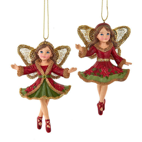 Elegant Fairy Ornaments, 2 Assorted