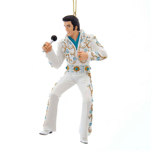 Elvis Presley® In Blue and White Jumpsuit Ornament