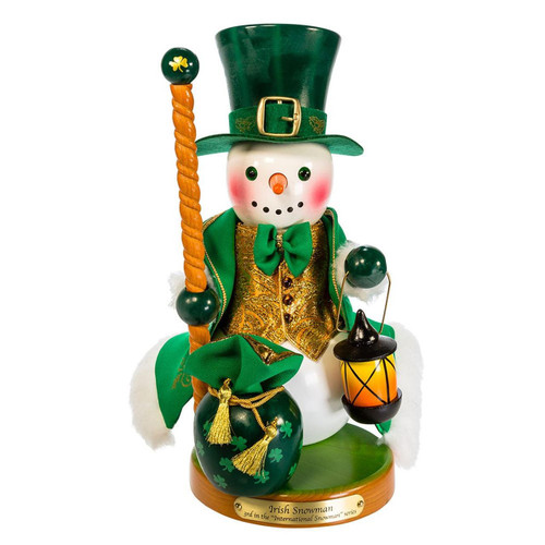 12.5“ Steinbach Irish Snowman Nutcracker