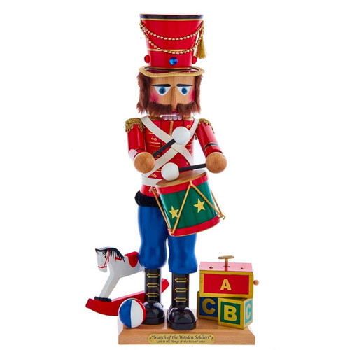 18“ Steinbach March Of The Wooden Soldier Musical Nutcracker
