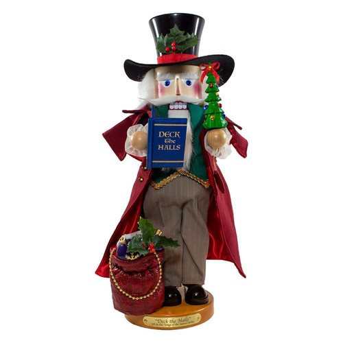 18.9“ Steinbach Musical Deck The Halls Nutcracker