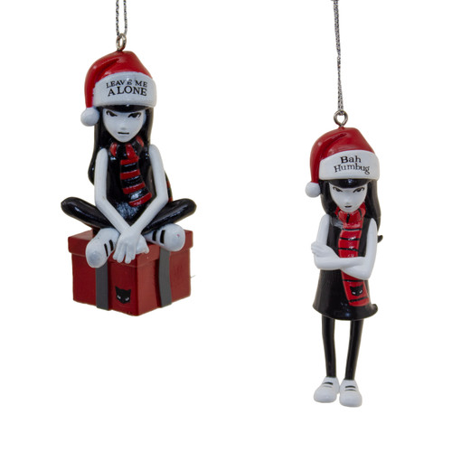 Emily The Strange™ Blow Mold Ornaments, 2 Assorted
