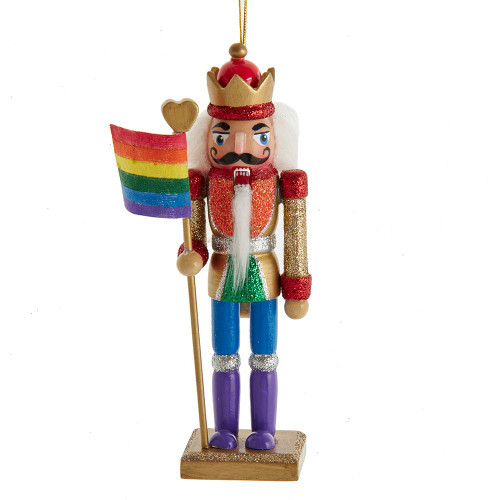 6“ Gay Pride Nutcracker Ornament