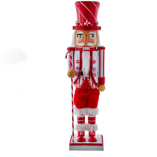 15“ Peppermint Nutcracker