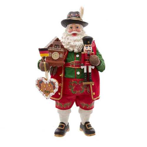 11“ Fabriché™ Musical German Santa