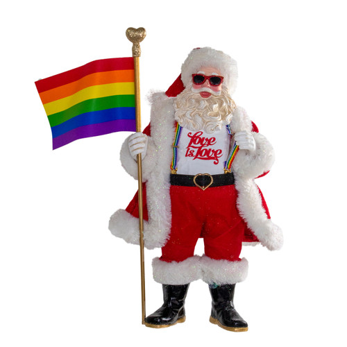10“ Fabriché™ Pride Santa