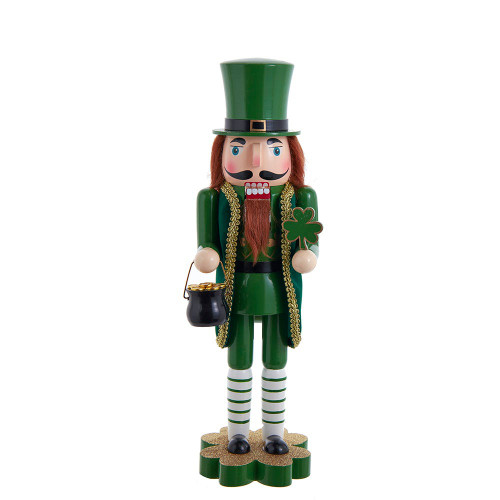 14“ Leprechaun Soldier Nutcracker