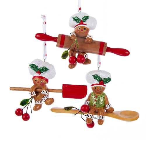 Gingerbread Baking Tool Ornaments