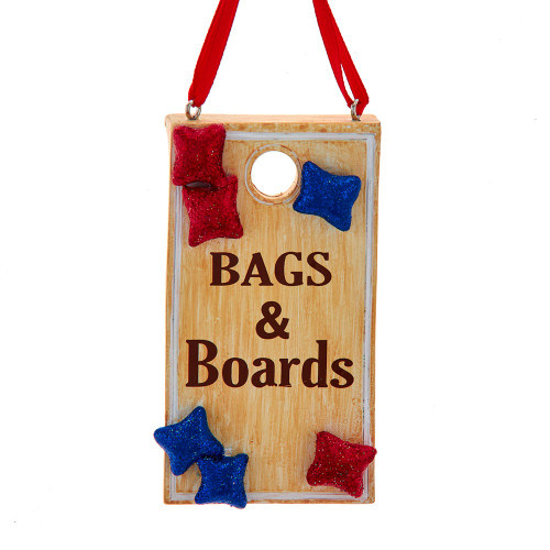 “Bags and Boards“ Cornhole Ornament