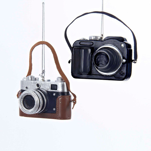 Camera Ornaments, 2 Assorted