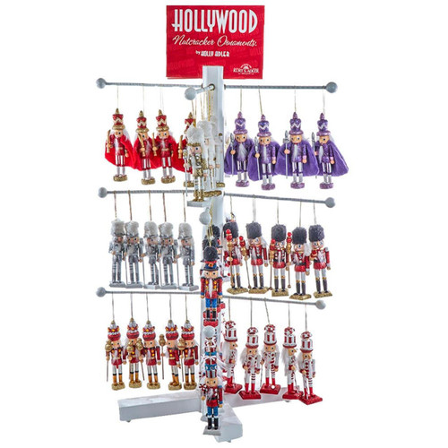 6“ Hollywood Nutcrackers™ Ornament Assortment With Ornament Stand, 12 Assorted