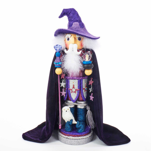 18“ Hollywood Nutcrackers™ Purple Wizard Nutcracker