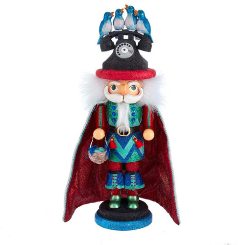 17.5“ Hollywood Nutcrackers™ Four Calling Birds Nutcracker (4th in Series)