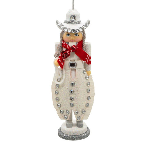 6“ Hollywood Nutcrackers™ Cowgirl Nutcracker Ornament