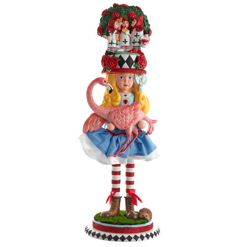 19“ Hollywood Nutcrackers™ Alice With Flamingo Nutcracker