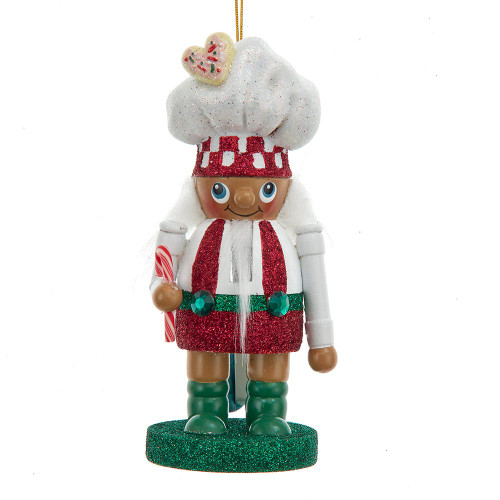5“ Hollywood Nutcrackers™ Gingerbread Boy and Girl Nutcracker Ornament, 2 Assorted