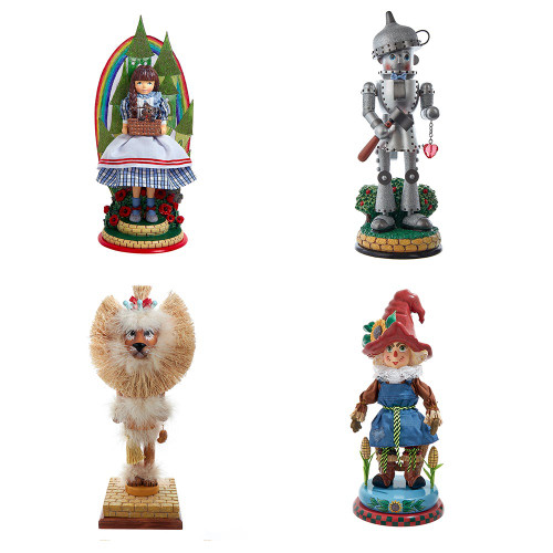 18“ Hollywood Nutcrackers™ Oz Nutcrackers, 4 Assorted
