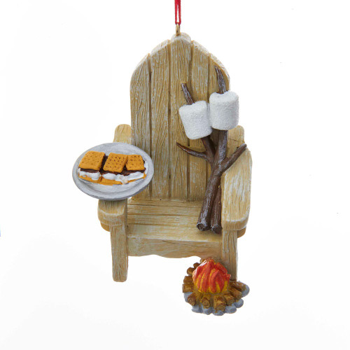 Adirondack Chair and S'mores Ornament For Personalization