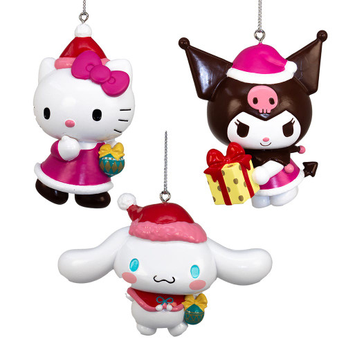 Hello Kitty™ Kuromi, Cinnamoroll & Hello Kitty™ Ornaments, 3 Assorted