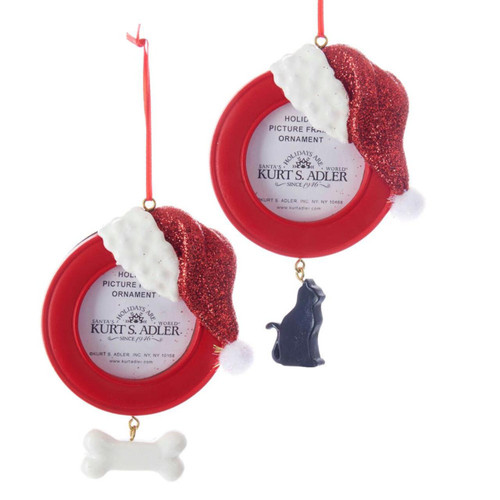 Pet Picture Frame Ornaments For Personalization, 2 Assorted