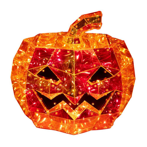 10“ Lighted Magical Iridescence Holographic Jack-O-Lantern