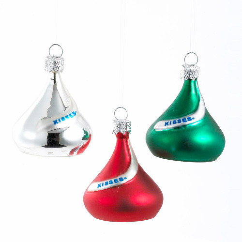 Hershey's™ Miniature Kisses Glass Ornaments, 6-Piece Box Set