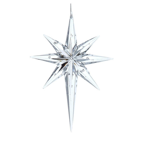 Clear Star Of Bethlehem Ornament