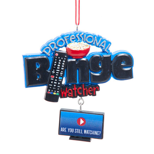 TV Binge Watcher Ornament