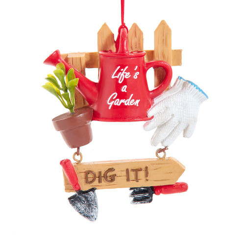 “Life's A Garden“ Hanging Ornament