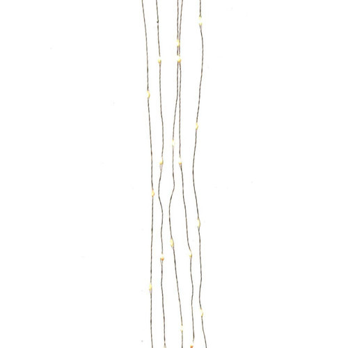 75.5' 200L Dual Color (Warm White & Multicolor) Superbright LED Multifunction Silver Wire Light Set