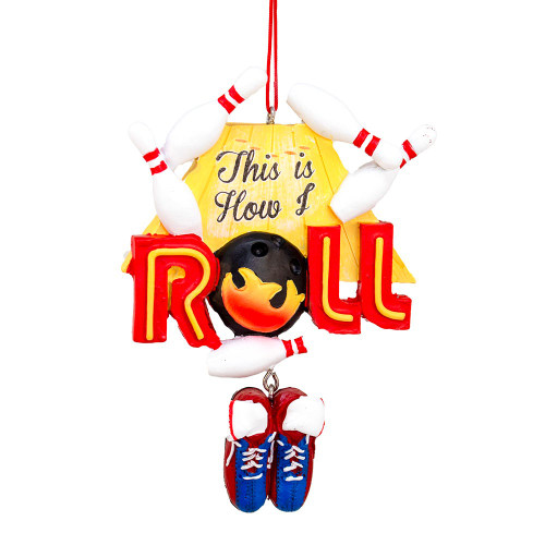 “This Is How I Roll“ Bowling Ornament