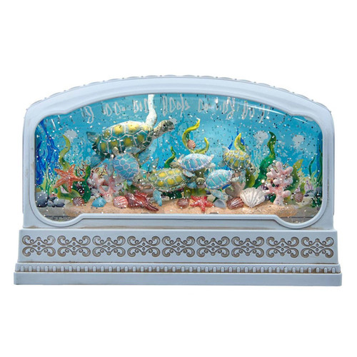6“ Battery Operated USB LED Lighted Marine Scene Water Lantern