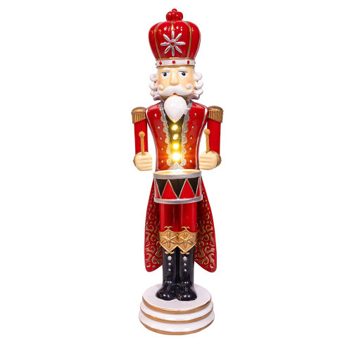 12“ Battery Operated Lighted King Nutcracker Table Piece