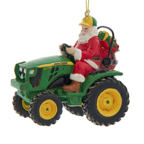 John Deere™ 4052M Compact Tractor With Santa Ornament