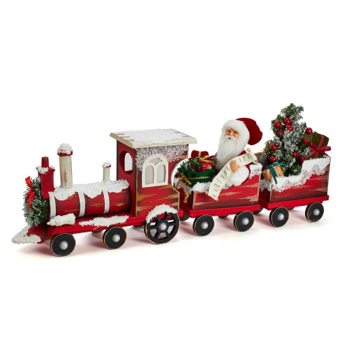 30.5“ KSA Kringles Santa On Train