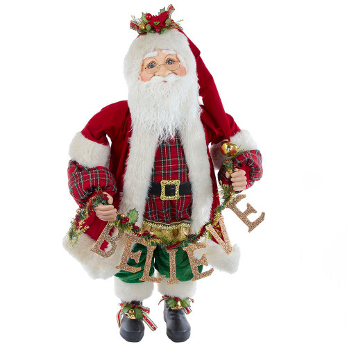 36“ KSA Kringles Santa With Garland