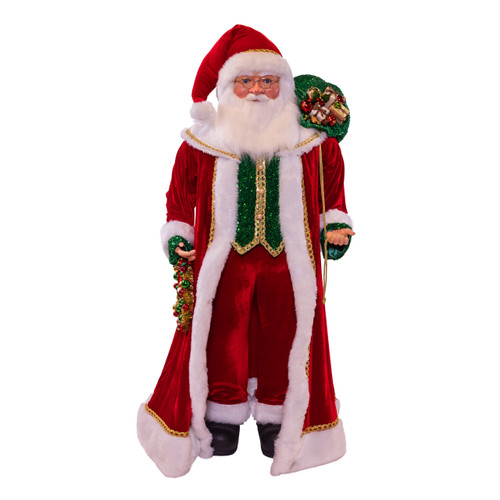 72" KSA Kringles Lifesize Santa