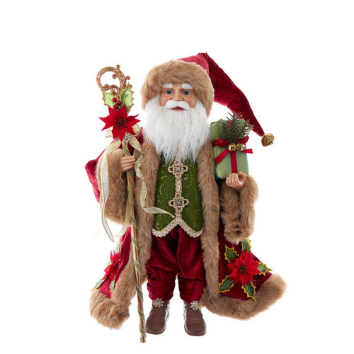 18“ KSA Kringles Elegant Red Santa
