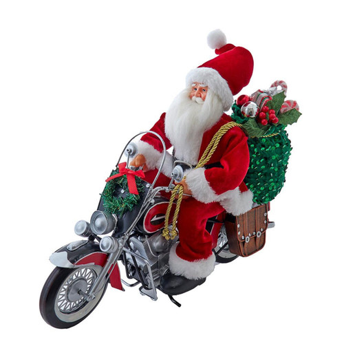 14“ KSA Kringles Motorcycle Santa
